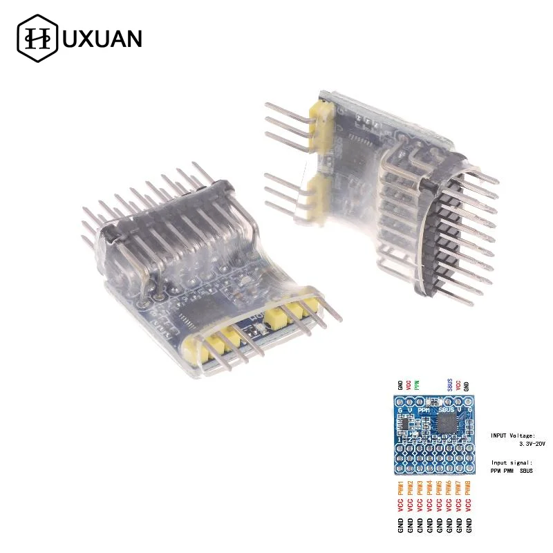 Versatile SPP SBUS to PPM PWM Conversion Module for RC Drone Widely Applicable for Airplane