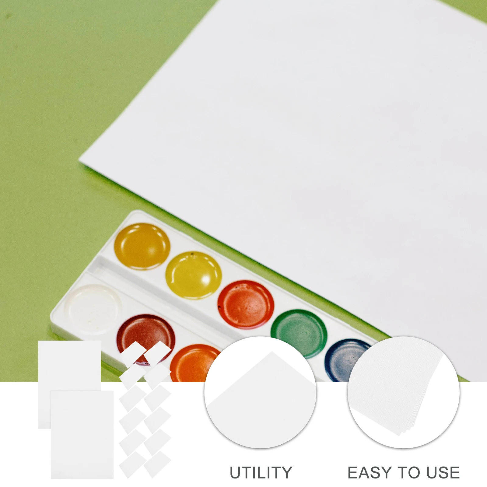 

SHINEOFI 50 Sheets A4 Watercolor Paper Pad for Artists Painting Drawing Marker Art Craft White Washable Paper