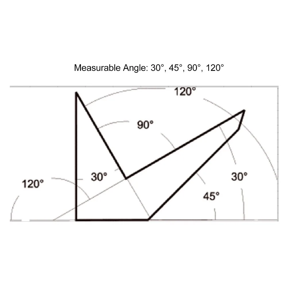 30 45 90 120 Degree Multi Angle Miter Square High Precision Carbon steel Angle Ruler With Base DIN 875/2 Standard