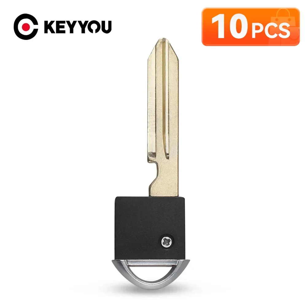 

KEYYOU 10 шт. вставка с дистанционным управлением без лезвия, чехол для автомобильного ключа, Стайлинг для Nissan Infiniti Smart Prox Armada Cube Maxima Murano Emergency