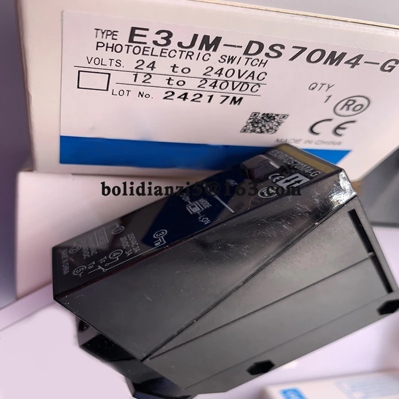 Novo interruptor fotoelétrico, em estoque, E3JM-DS70M4 E3JM-DS70M4-G E3JM-R4M4 E3JM-R4M4 E3JM-R4M4-G