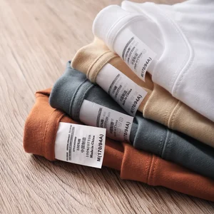 9.9Oz 280gsm High quality heavy oversized man T -shirt short -sleeved Cotton Cotton Solid Trend Black Green Leisure 8 Main Sales Men's Black Shirt - №3