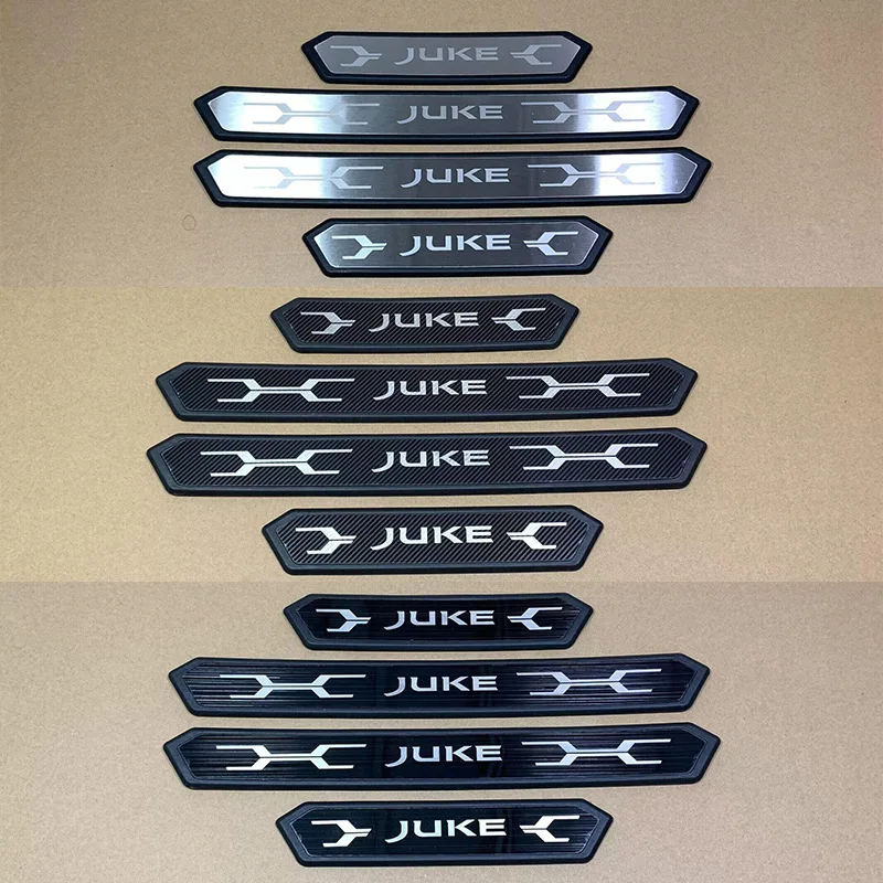 For Nissan Juke 2010 2012 2013-2024 2025 2026 2027 Door Sill Plate Stainless Steel Plastic Trims Interiors Accessories Auto Part