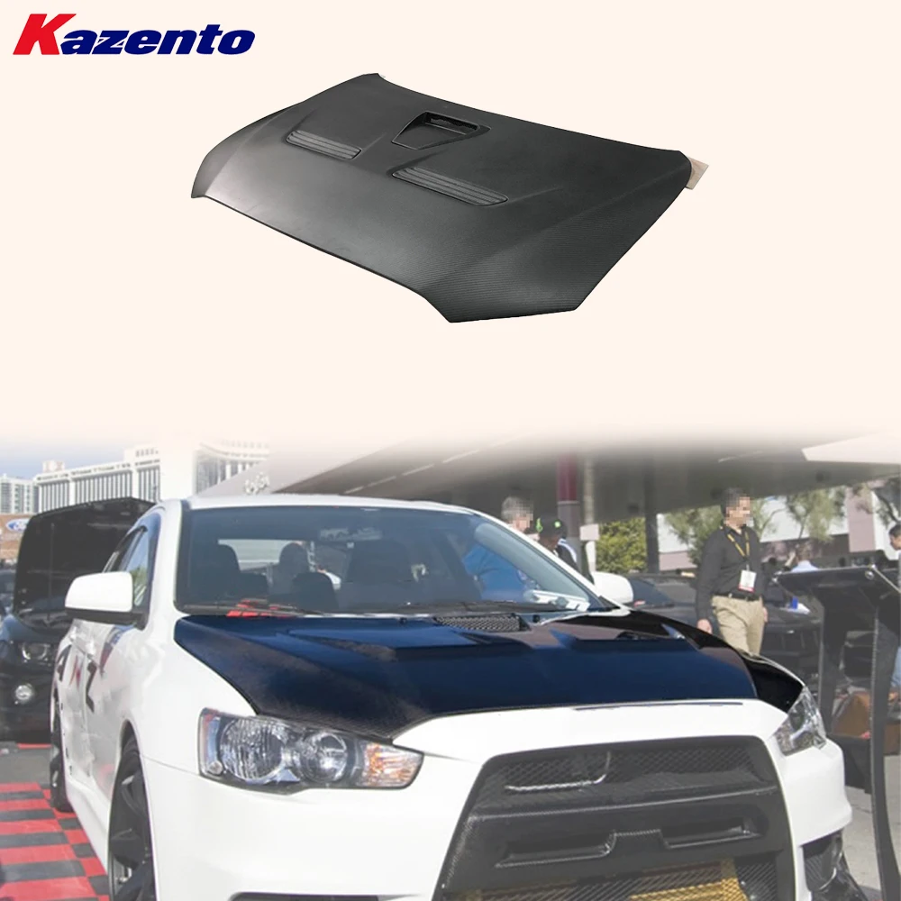 

Для Mitsubishi Evolution EVO 10 CZ4A 07-16 матовый карбоновый передний капот в стиле OE