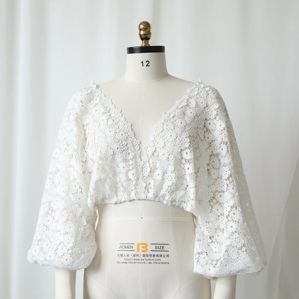 マタニティドレス写真撮影ディープVネック長袖刺繍マキシガウンベビーシャワー衣装ボヘミアンブティックマタニティウェア