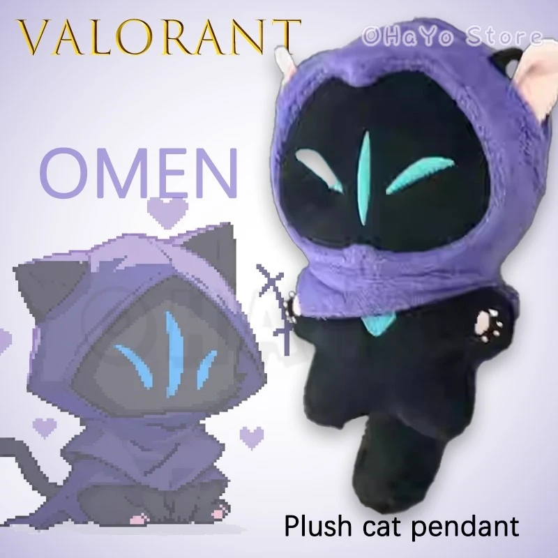 Valorant OMEN Do ll Portachiavi imbottito Cuscino Anime Personaggio del gioco Regalo da collezione Valorant