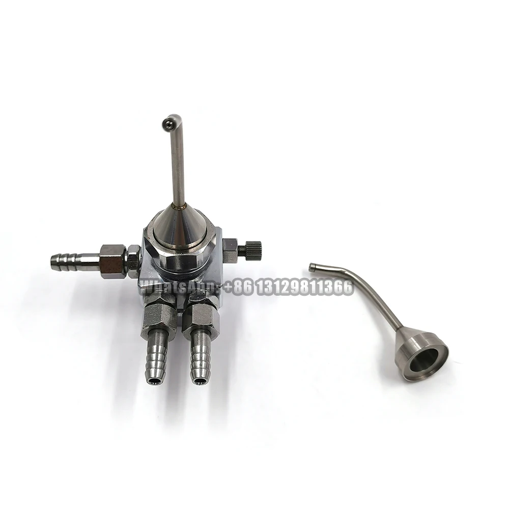 

ST-6 Spray Gun Elbow Version, Long Spray Long-nozzle Orifice 0.5mm/1.0mm/1.3mm/2.0mm ,Automatic Surface Coating Painting