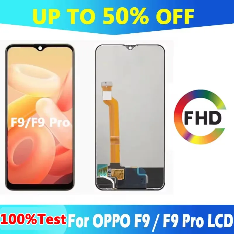 

6.3" For OPPO F9/F9Pro LCD for OPPO Realme 2 Pro/Realme U1 LCD Display Touch Screen Digitizer Assembly Repair Replacement Parts