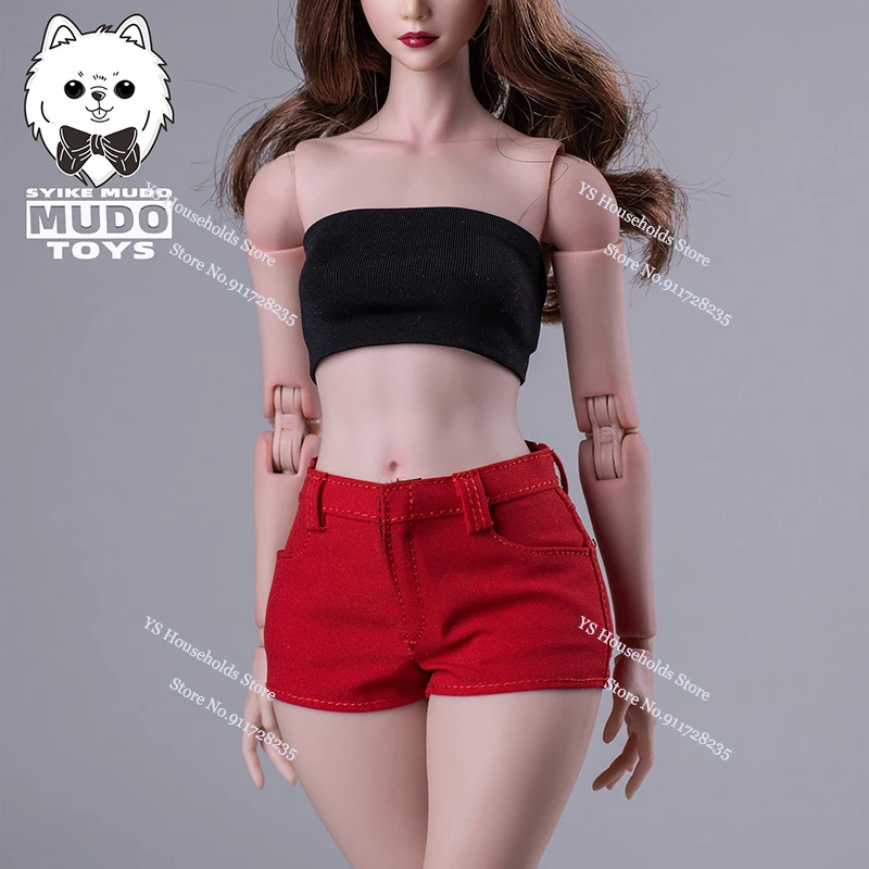 CTC-005 1/6 Vrouwelijke Soldaat Korte Hot Shorts Zakken Ontwerp Denim Zomerbroek Accessoire Voor 12 "AT202 AT203 Sport figuur Body