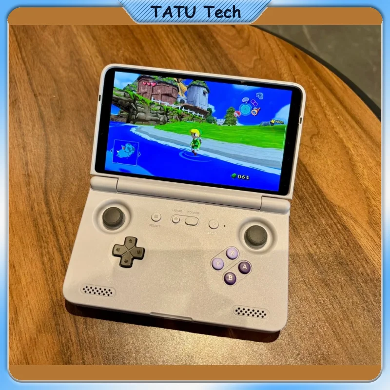 New Retroid Pocket Flip 2SD865 Clamshell Handheld Game Console 5.5‑Inch AMOLED Screen Android Retro Gaming Player