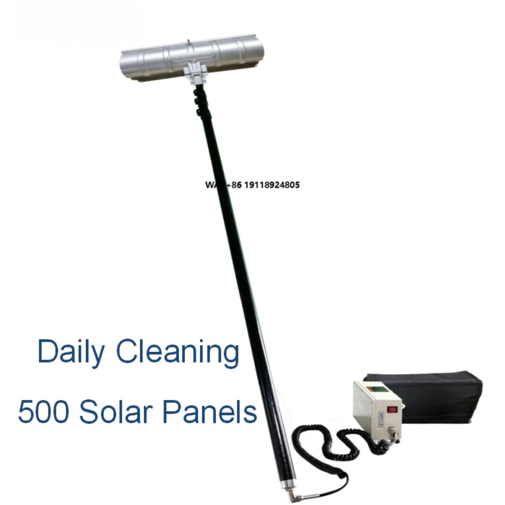 Good Product Robot Solar Panel Cleaning Brush Washing Machine Directly Shipping From Factory