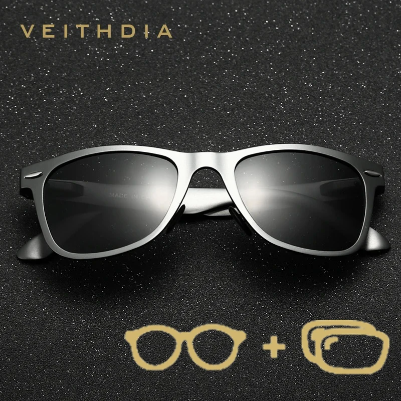 VEITHDIA New Style Customize Prescription Sunglasses Sports Outdoor Myopia Glasses Polarized UV400 Lens Eyewear For Women VPX214