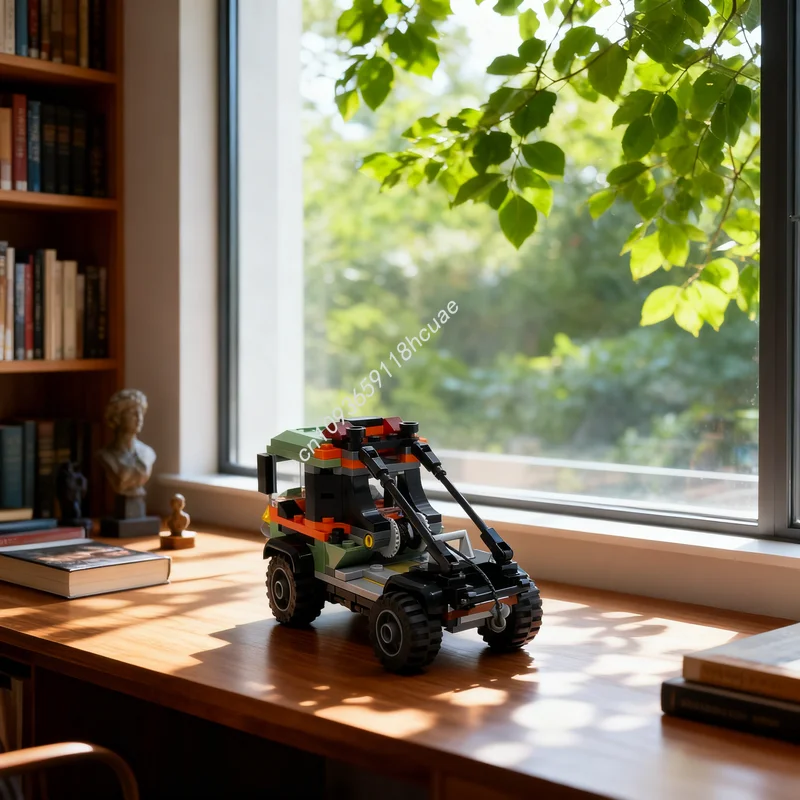 210pcs MOC City Explorer Truck Model Building Blocks DIY Toys Creative Christmas Gift Architecture Idea Education Brick Birthday