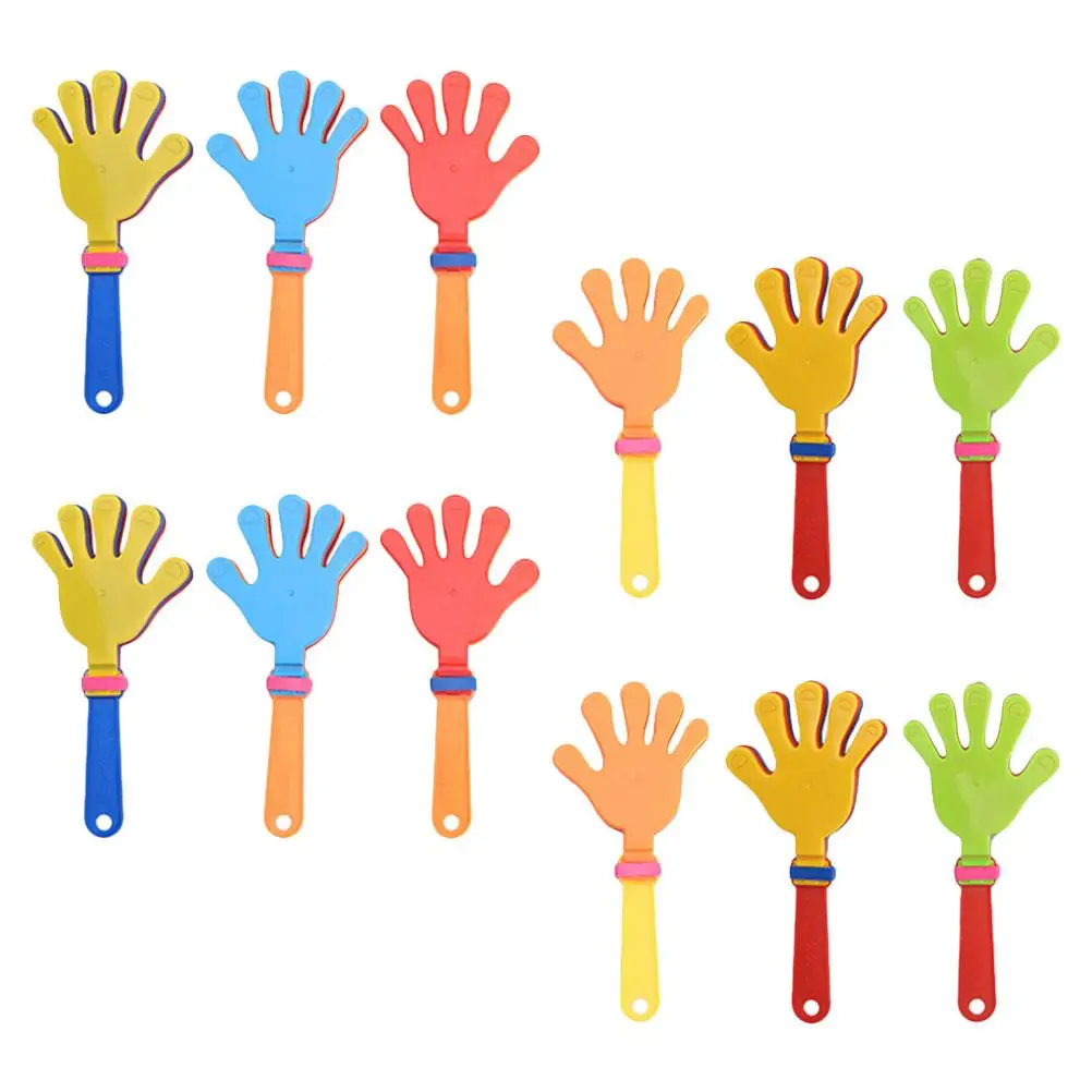 

12 Pcs Hand Toys Reusable Colored Plastic Party Favors for Cheering Festival Celebration School New Year's Eve