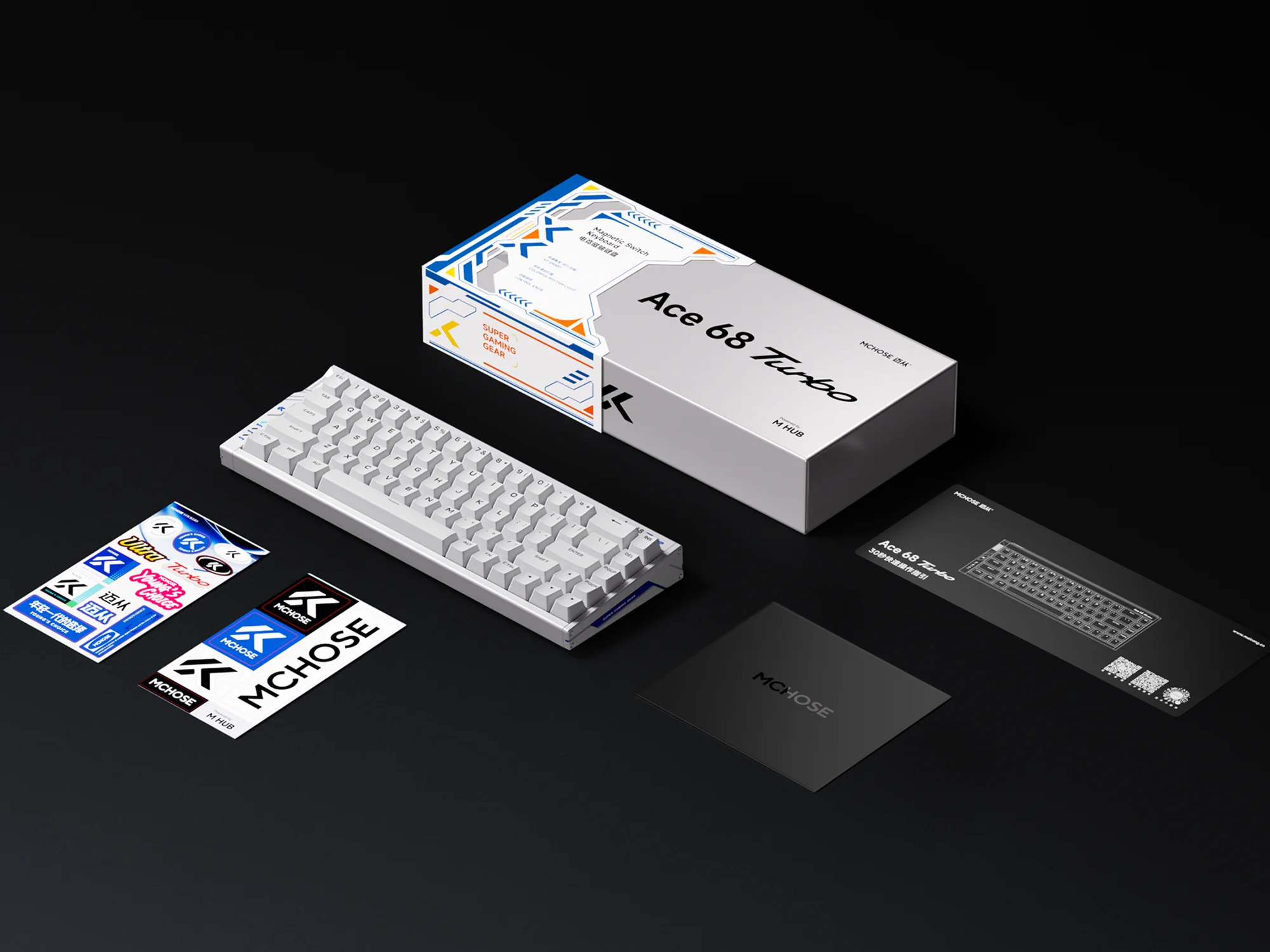 MCHOSE Ace 68 Turbo Full-aluminum Esports Hall Effect Keyboard RT