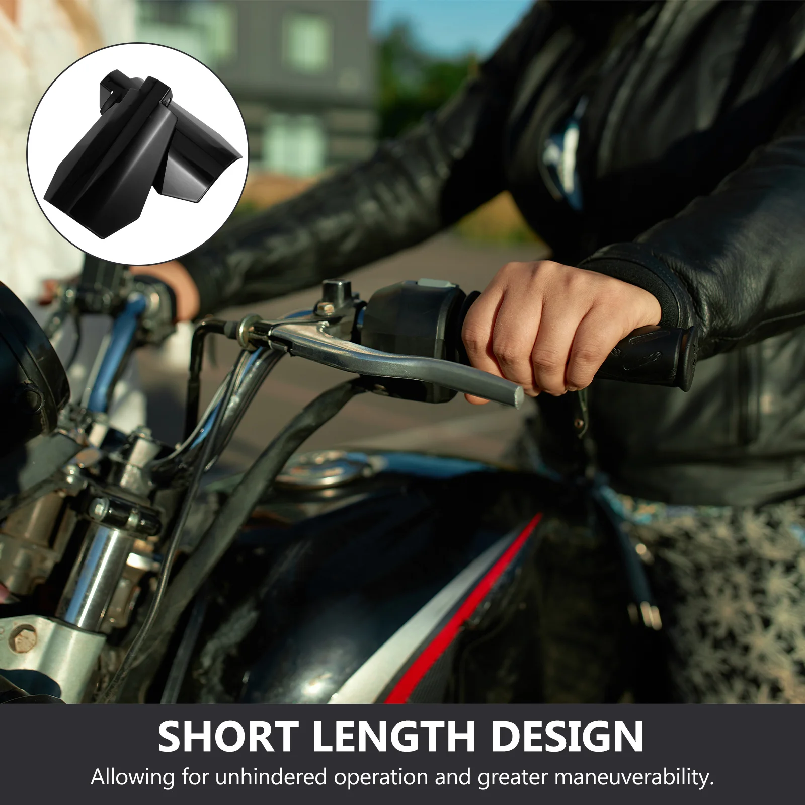 1 par universal motocicleta protetor de mão guiador guarda capa protetora de aço inoxidável à prova vento para moto