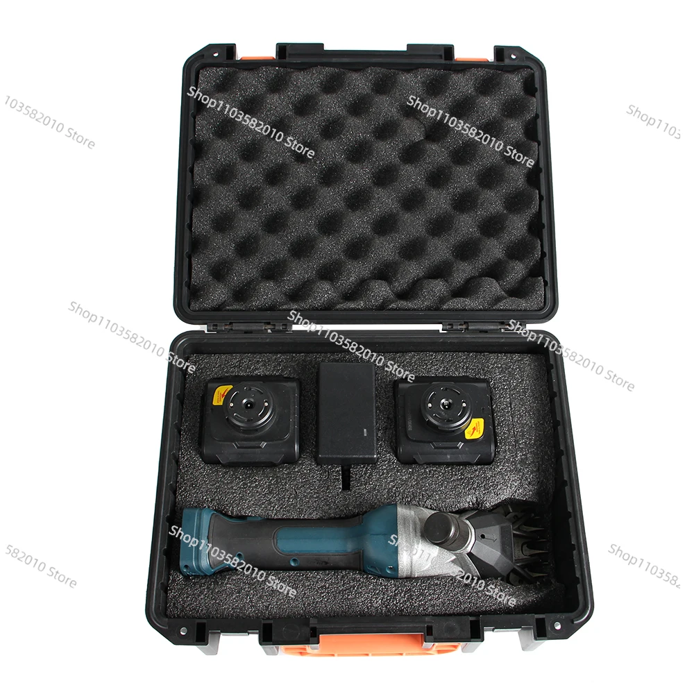 Professional Cordless Electric Wool Sheras,21V Rechargeable Shearing Clipper With 6 Speed And Two Lithium Batteries Sheep Shears