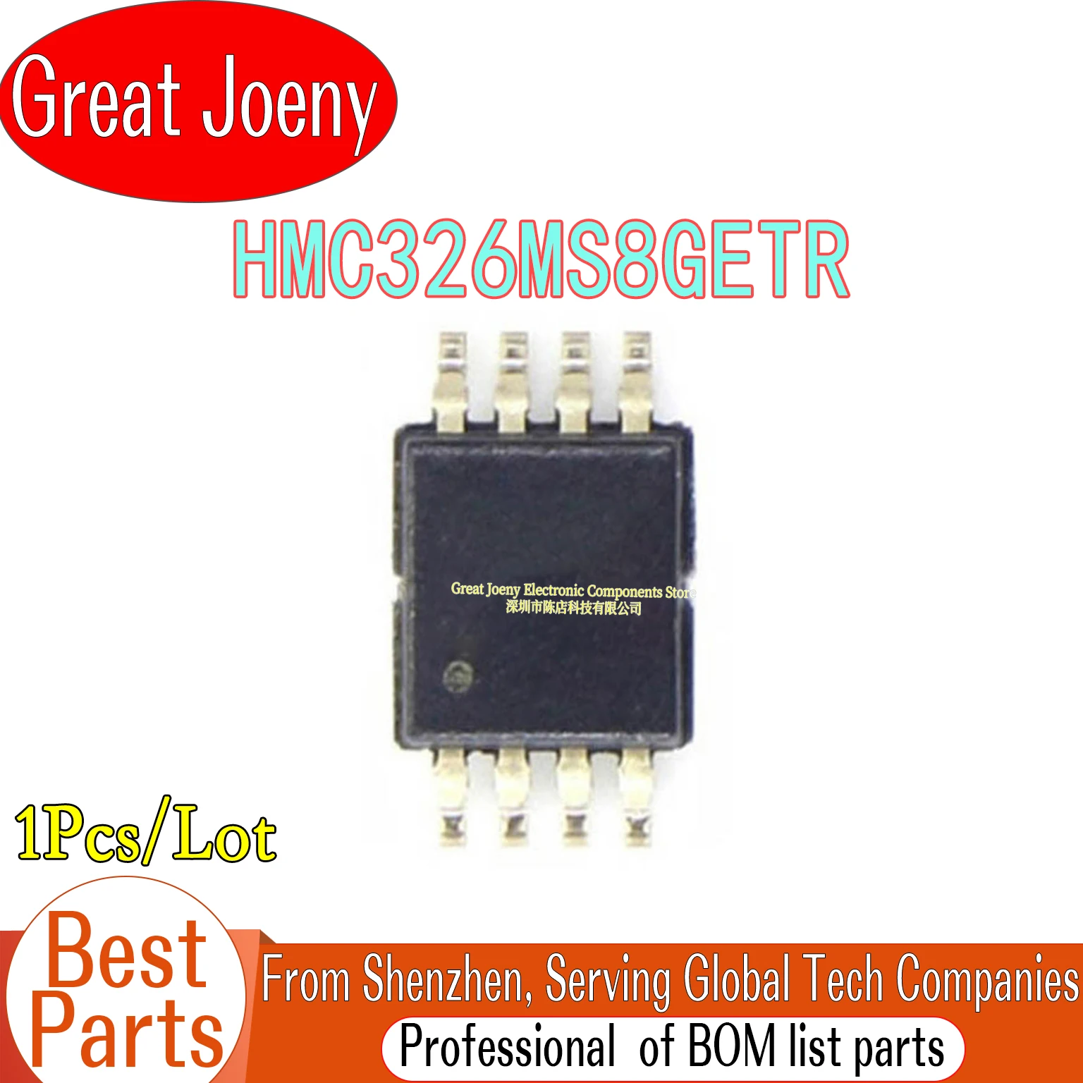

100% New Original H326 HMC326MS8GETR IC Chipset MSOP-8