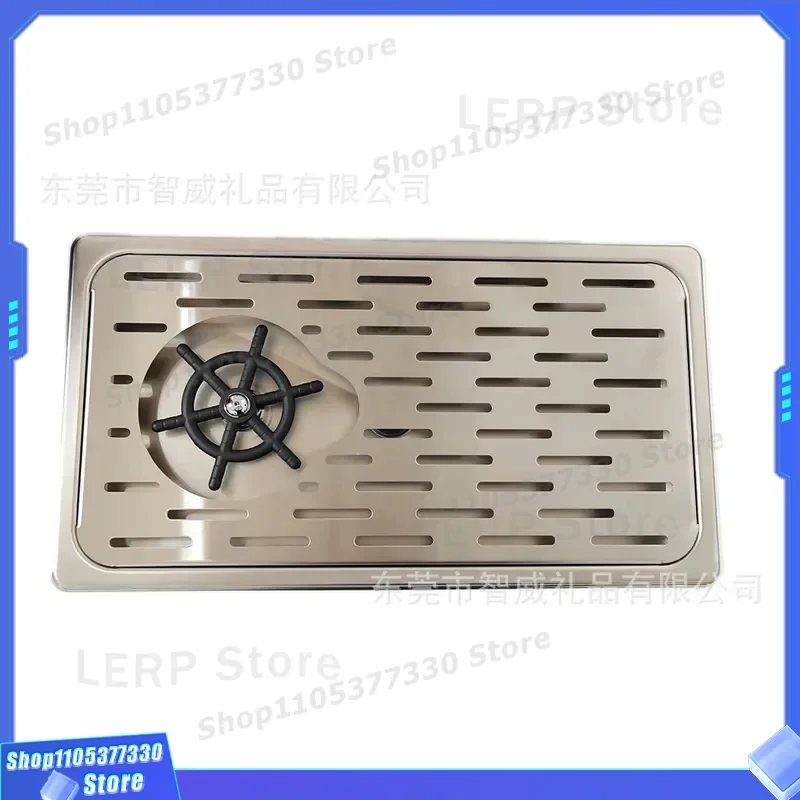 Commercial High Pressure Cup Washer Automatic Rinsing Faucet for Coffee Shop Bar Sink Embedded Desktop Glass Cleaning Device