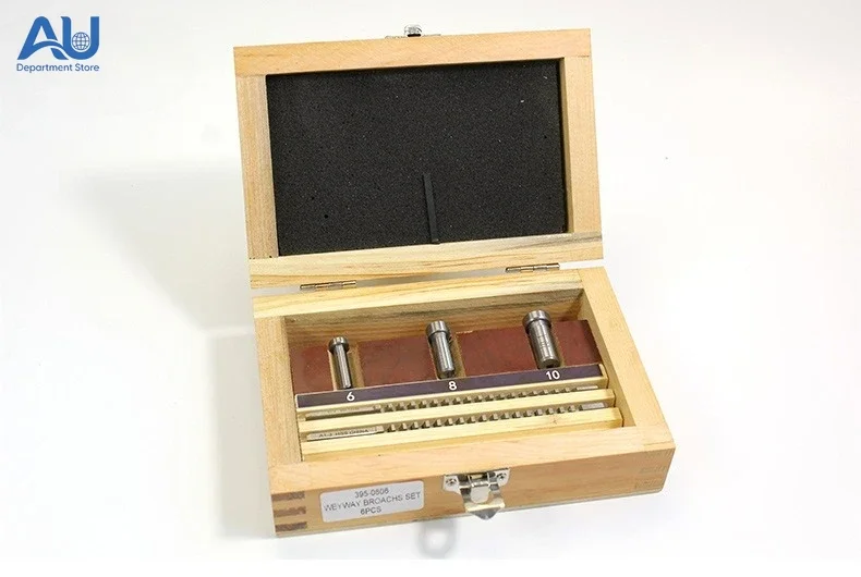 6-piece Keyway Puller Set, Metric Standard Part CNC Cutting Tool Set Broaches Keyway Cutting Tool