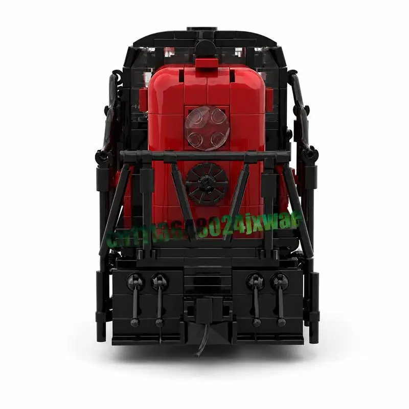 1201 PCS Alco RS-3 New Haven MOC Diesel Locomotive Train Model Custom Puzzle DIY Creative Assembly Educational Toy Popular Gifts
