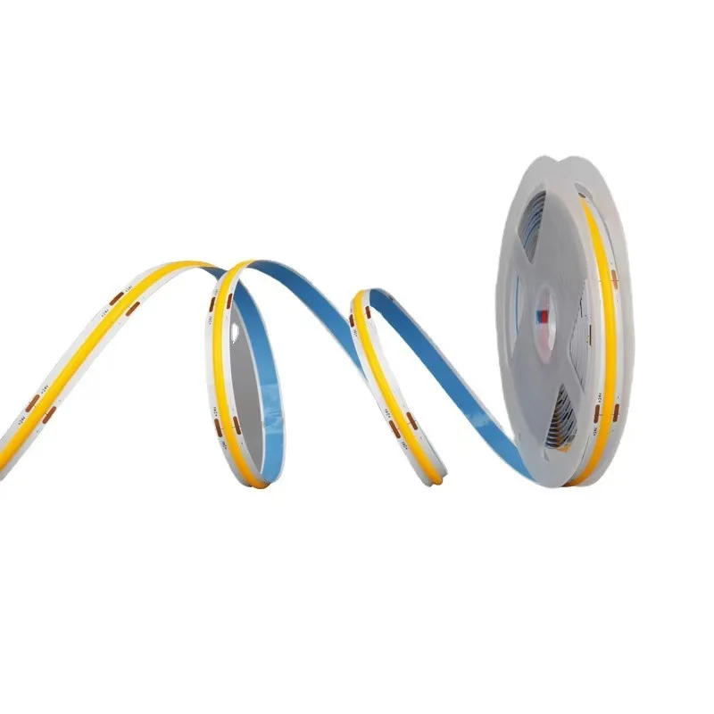 1 Roll of 32.8 Feet/ 10m Leds, Cob Light Strip, 320 Leds/M, 8mm Wide Warm White Light 3000K/Natural Light 4000K, Ultra-Bright Flexible Dc24V Led for Cabinet Home DIY Lighting Projects, Holiday Indoor Light Strip, Christmas Decorative Lights, Home Decorative Light Strip (No Power Supply, for Indoor Use Only)