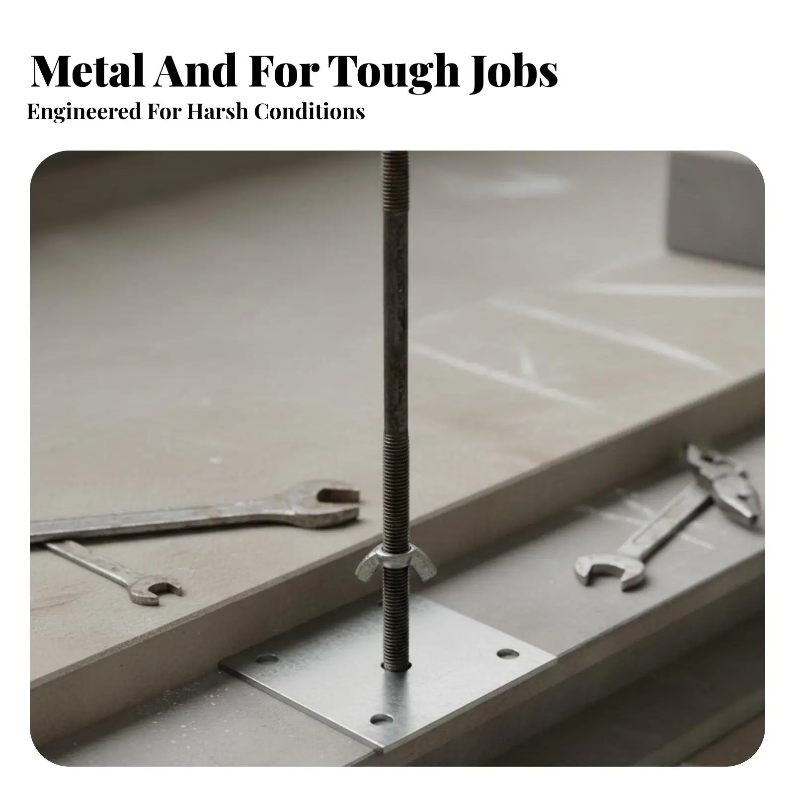 Heavy Duty Wall Connector Insert for Concrete Formwork with Carbon Steel Threaded Sleeve for Structural Loads