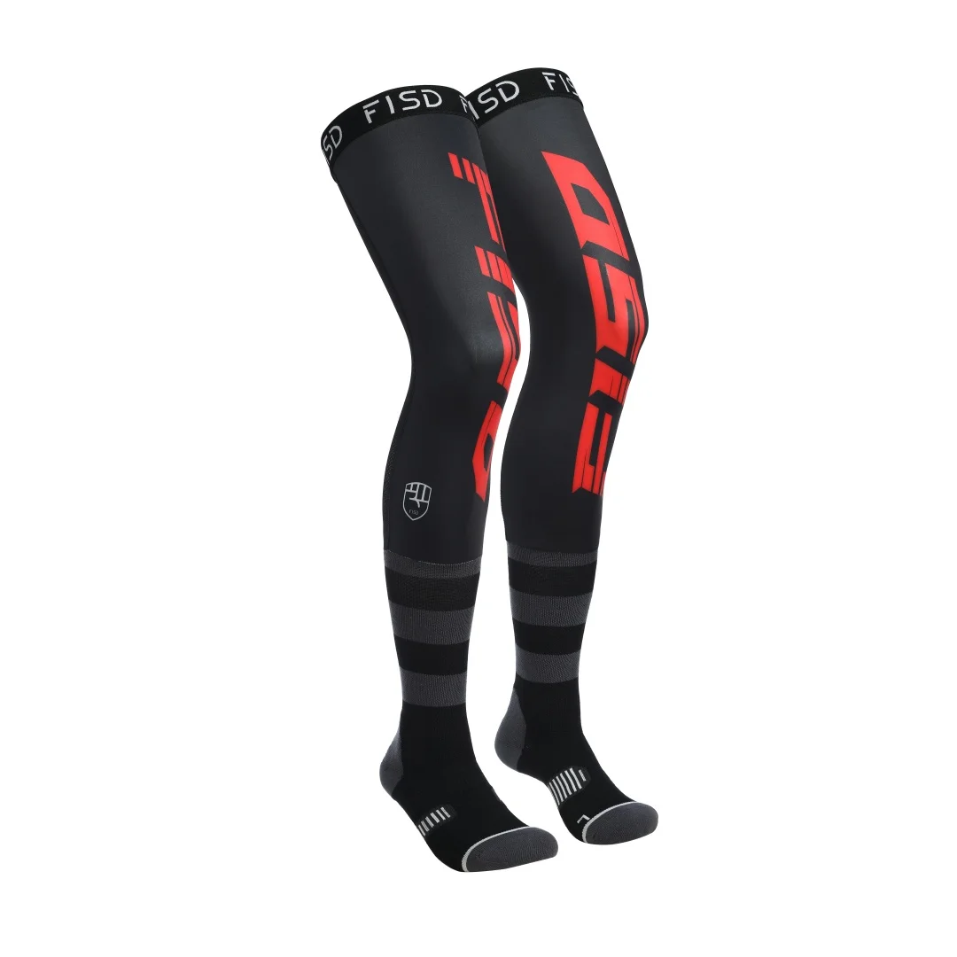 جديد دراجة نارية ضغط دعامة الركبة إندورو جورب توب سباق الجوارب MX الجبلية ATV حماية الرياضة عدم الانزلاق دعامة الركبة إندورو الجوارب