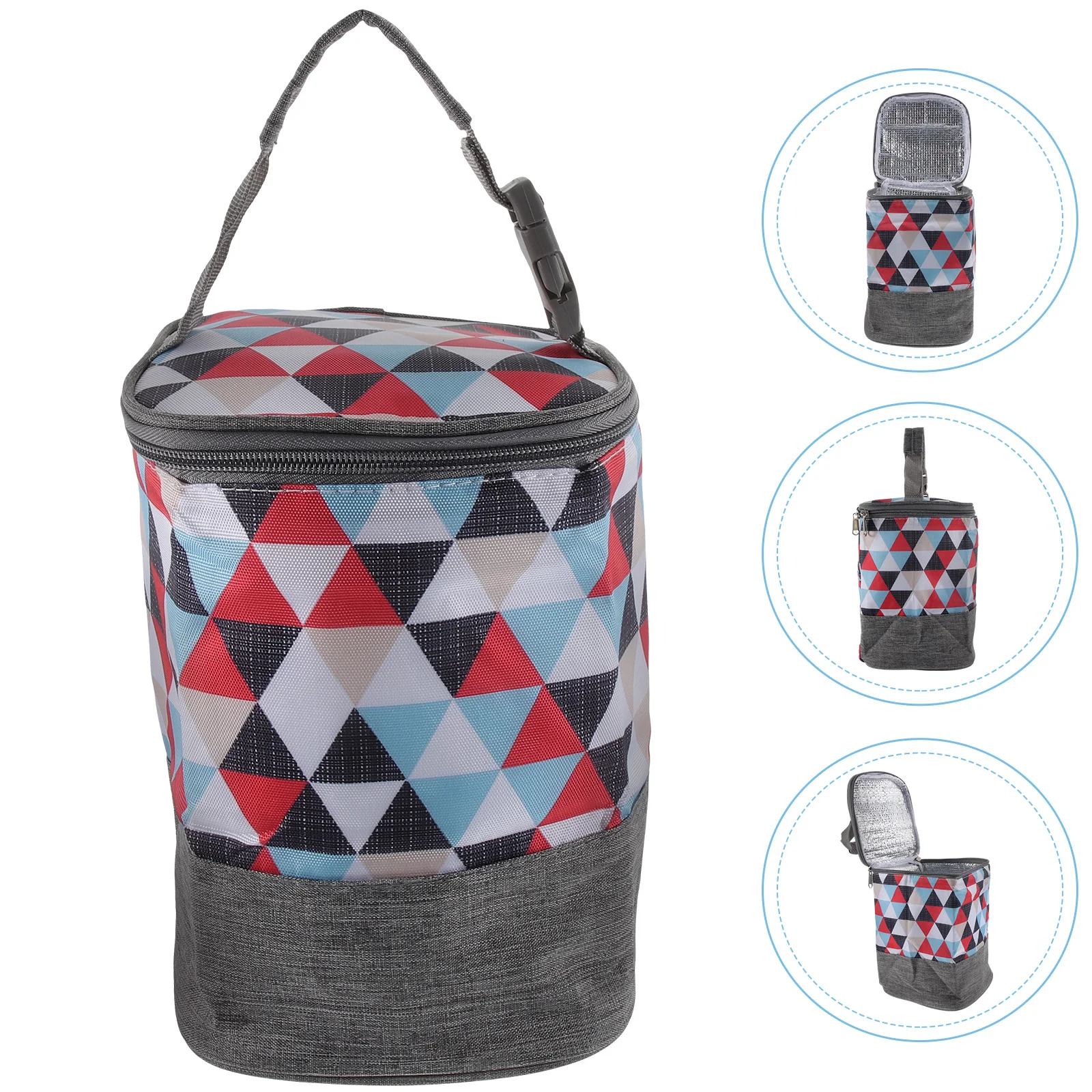 

Insulated Milk Bottle Bag Portable Baby Bottle Carrier Thermal Retention for Travel Outdoor Convenient Handle Design