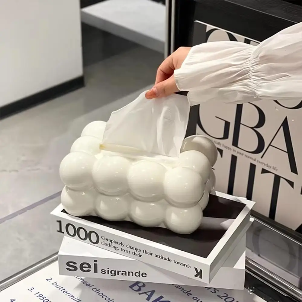 Cloud Design Paper Towel Holder Living Room Tea Table Napkin Dispenser Desktop Storage Rack Simple Kitchen Decor