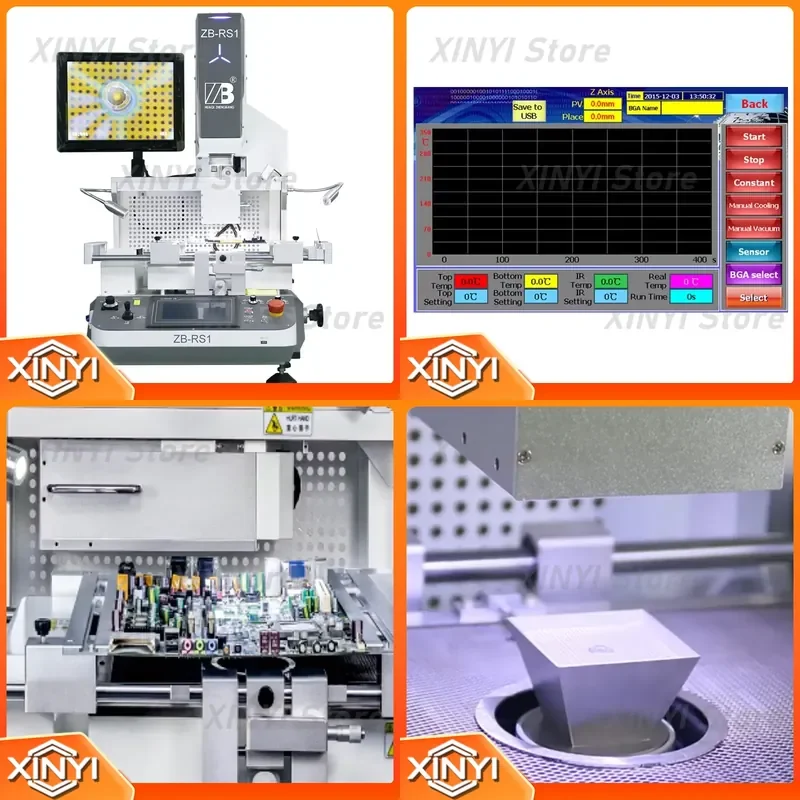 BGA Rework Station High Precision SMT PCB Repair Equipment with Fast Heating Accurate Temperature Control and User-Friendly