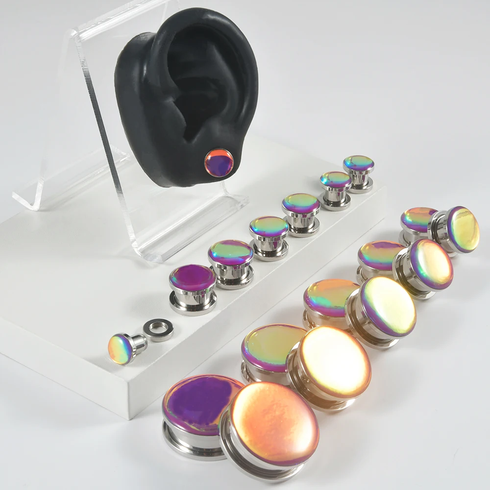 Bling Bling Flash Film Ear Plugs, 2pcs