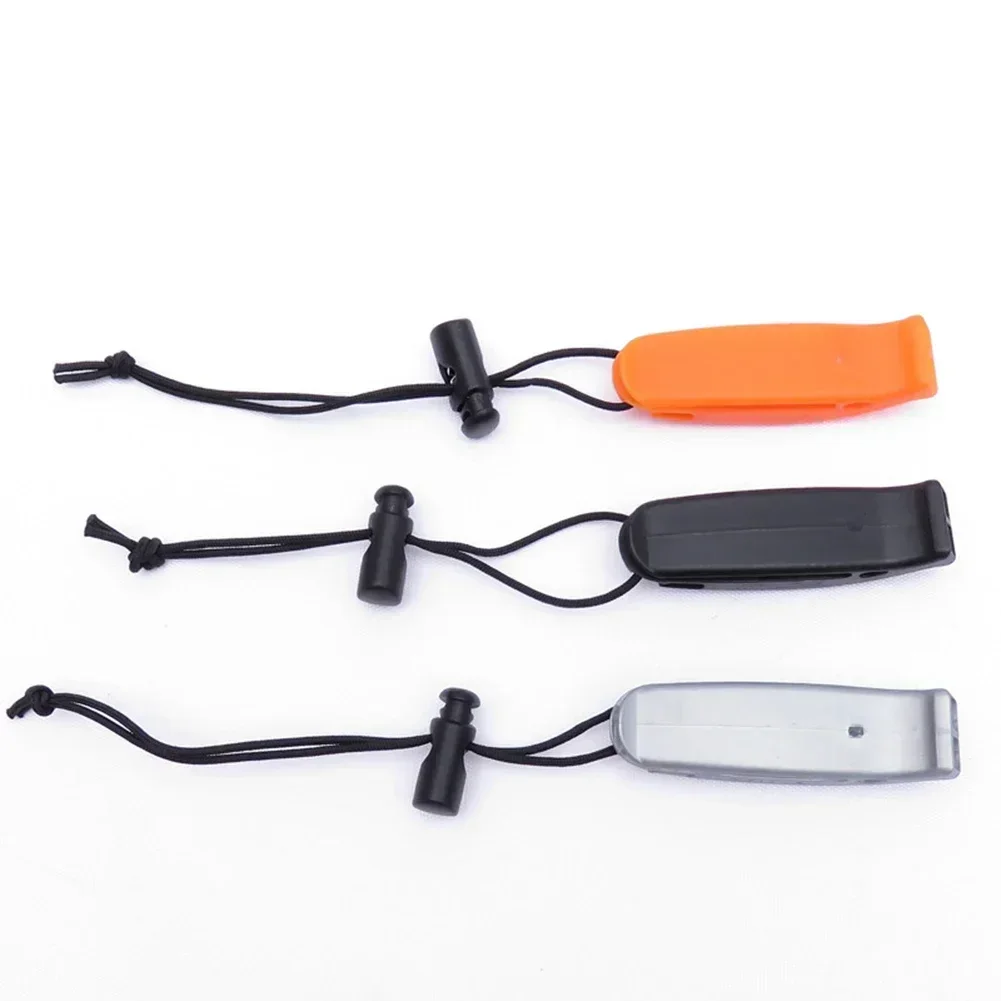 1PCS Outdoor Survival Whistle Orange,Black,Gray PP 71*20*15mm Camping Hiking Lifeboat Diving Rescue Whistle 2023 NEW