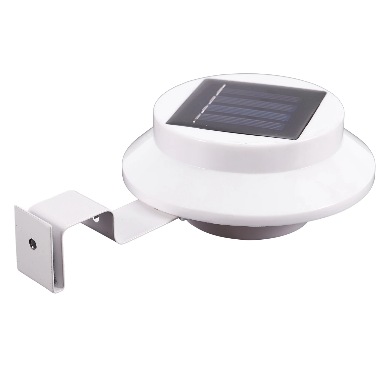 

4 Led Solar Powered Gutter Light Outdoor/Garden/Yard/Wall/Fence/Pathway Lamp Solar Panel+Plastic Solar Rechargeable Light