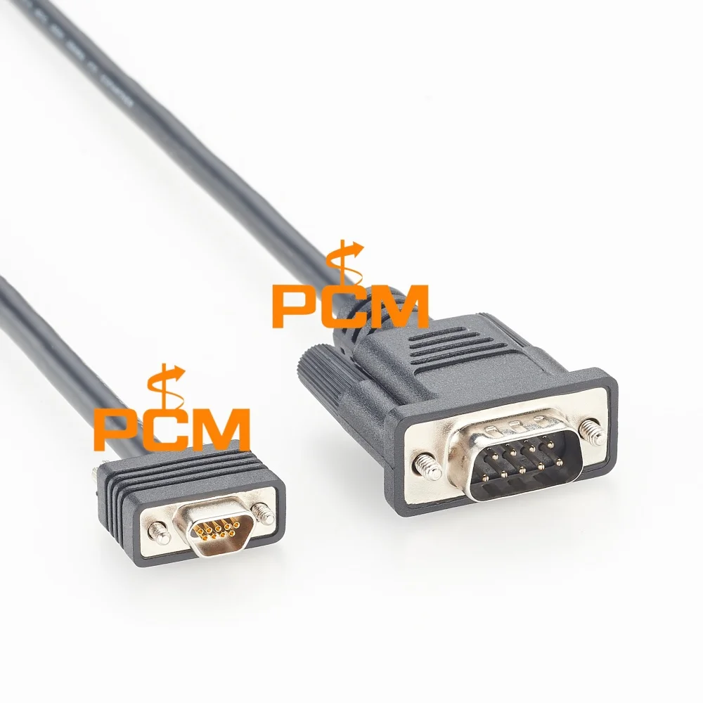 9-poliges Micro-D-CMD-zu-DB9-D-Sub-Kabel, Buchse-zu-Stecker-Verbindung, kompatibel mit der Molex 834219038 Serie für Industrieausrüstung – Detail 2