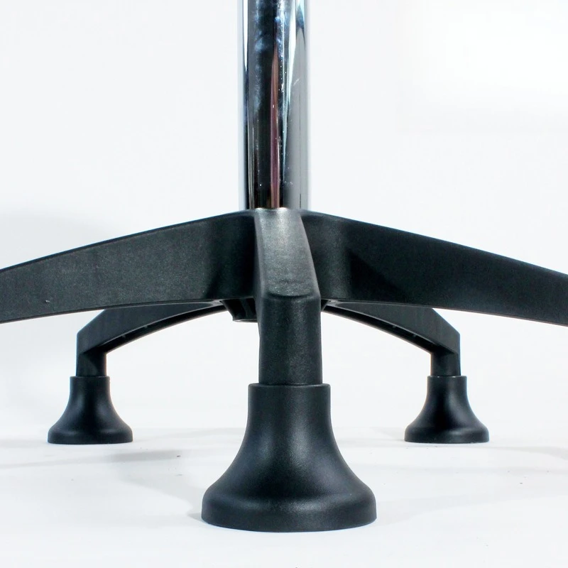 Modern Simple Height Adjustable Rotating Saddle Stool With Wheels Backrest For Home Cashier Barber Beauty Salon