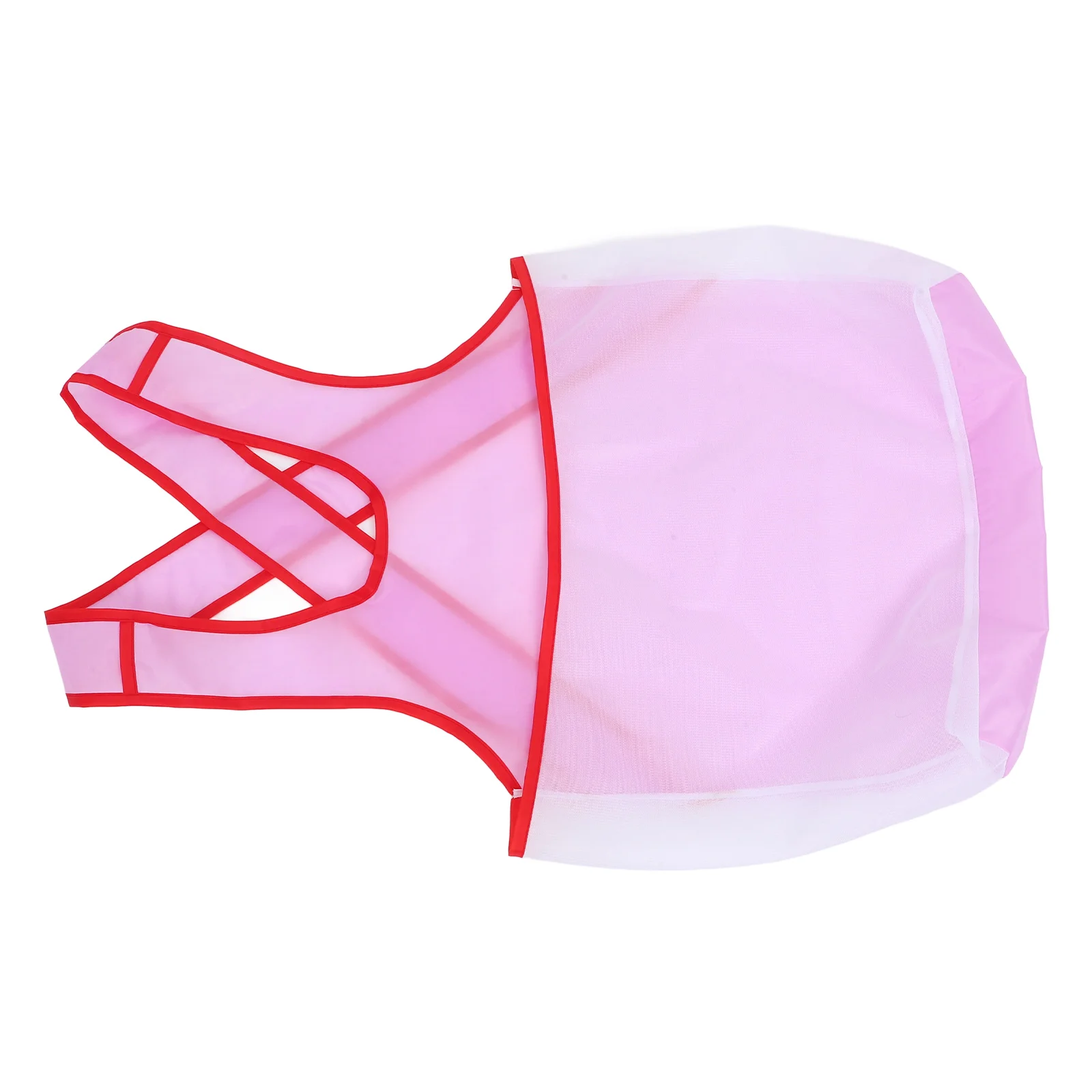 

1pc Clothes Drying Apron Large Capacity Mesh Clothes Storage Home Laundry Hanging Portable Sleeveless Oxford Material