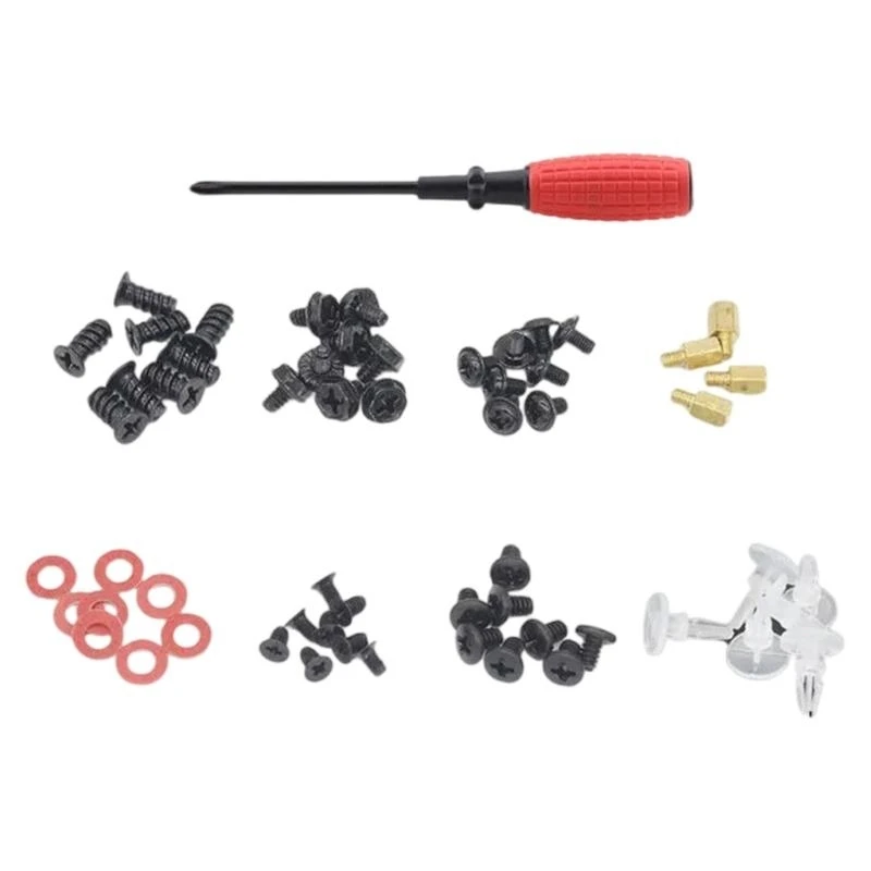 Computer Screws Motherboard Standoffs Assortment for PC Installation