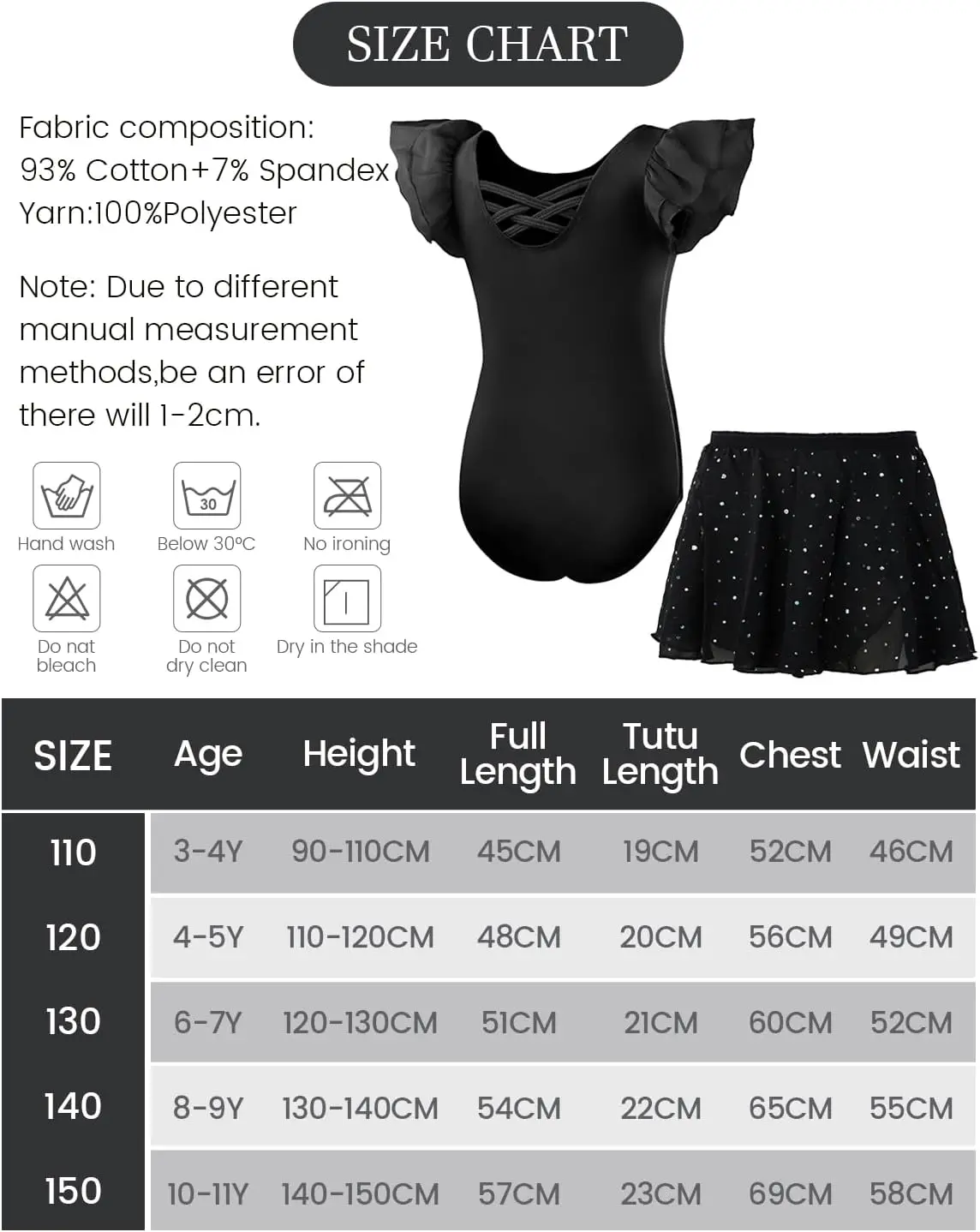 NEW Girls Ballet body abito da balletto a maniche corte gonna da ballo rimovibile Kid Toddler Ballerina Costume Hollow Back Dance Dress