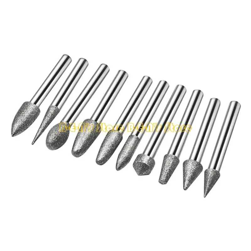 Y1AD Stainless SteelGrinding Head Rotary File Woodworking Rasp Milling Cutter Electric Grinding Engraving Accessories