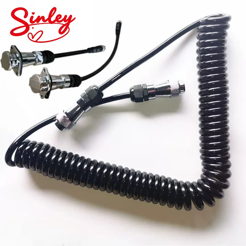 J6P Jiefang Original Car Video Spring Wire 4Pin Reversing Image Male Female Aviation Extension Cord JH6 J6 Vehicle Connectors