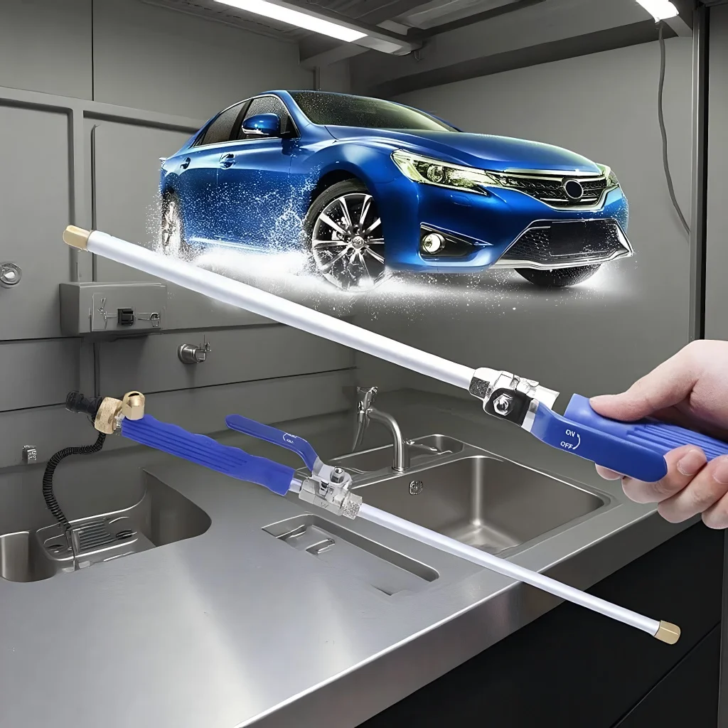 

​​High Pressure Water Gun - 46cm Metal Power Washer for Car & Garden Cleaning​​