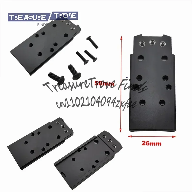 Универсальная металлическая опорная пластина адаптера для Sig Sauer P320 M17 M18 P320 XFull XCompact P320-XTEN RMR Doctor Noblex Ade Frenzy Sight