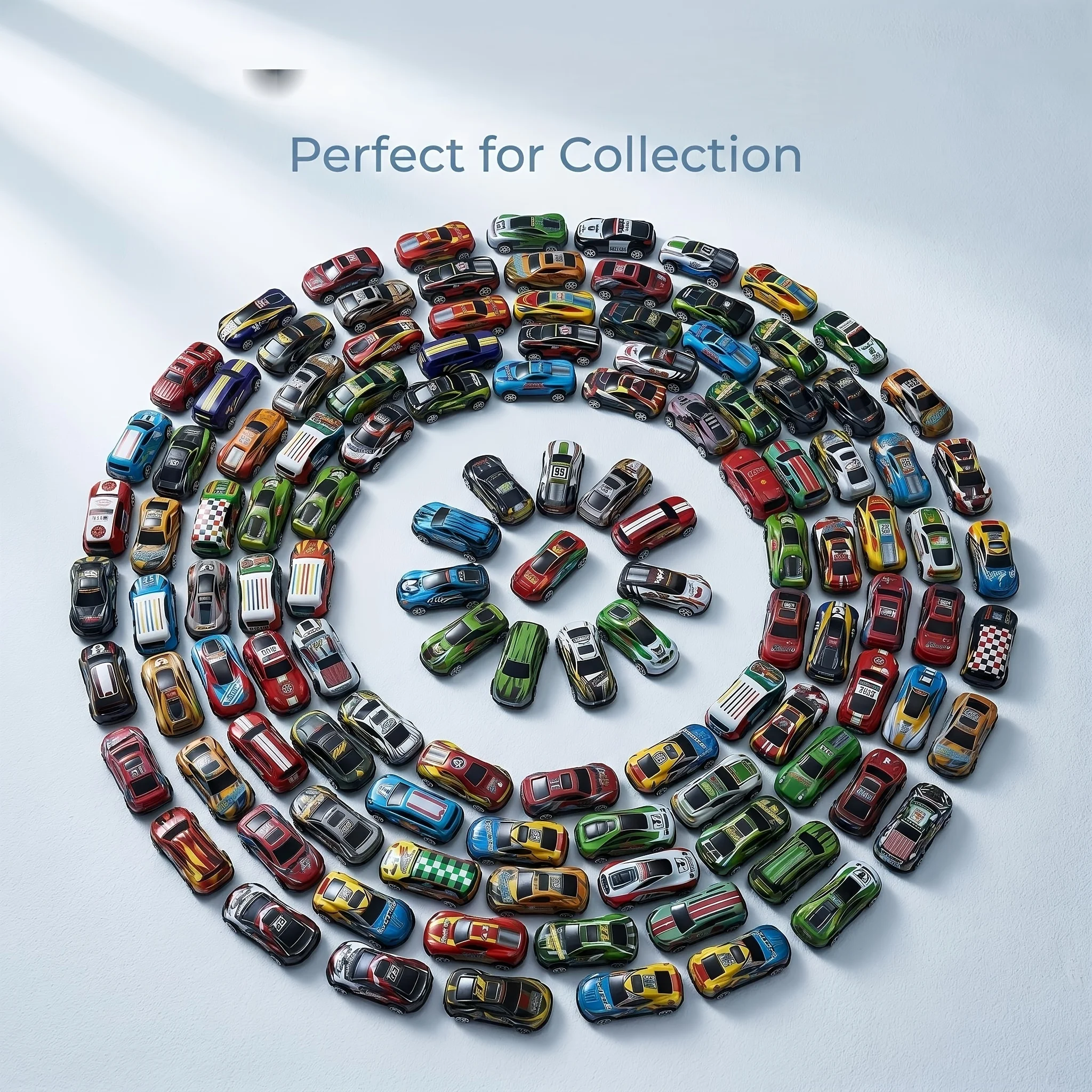 10/20/30Pcs Alloy Racing Cars Rebound Car Multiple Alloy Car Ornament Collectibles Toys Birthday Gift