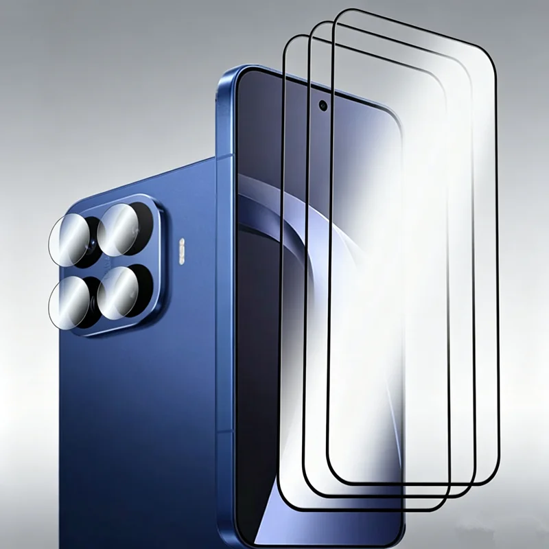 3+3Next-gen For Xiaomi 17T Pro Bildschirmglas für Xiaomi 17T Panzerglas Vollkleber-Frontfolie + weiche Kamerafolie