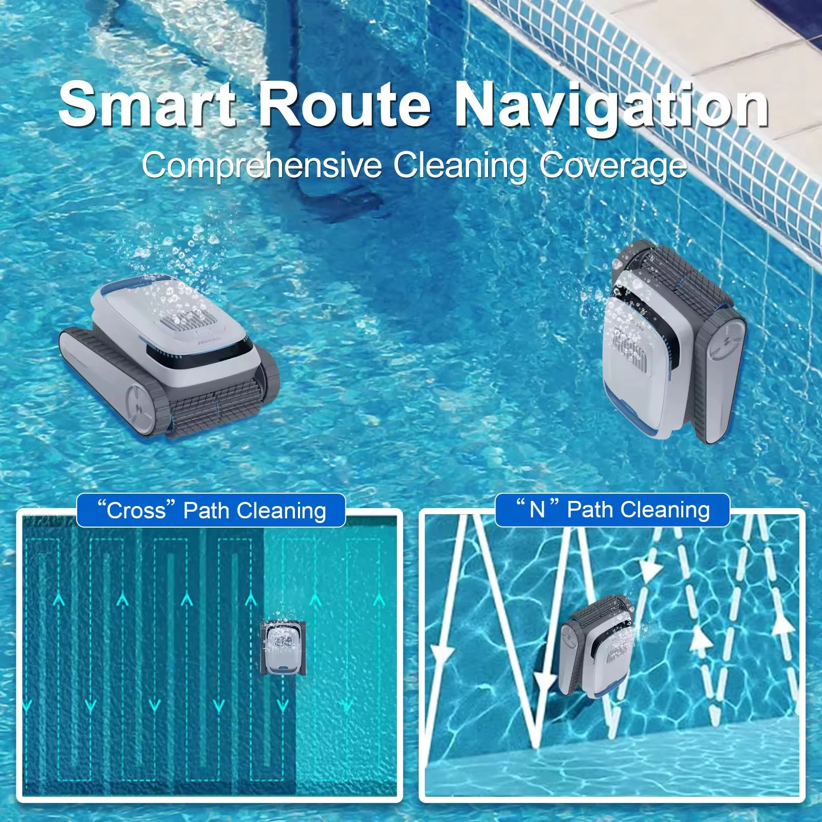 Wireless Robot Pool Cleaner for Under-ground Swimming Pool Cordless Robotic Pool Cleaners