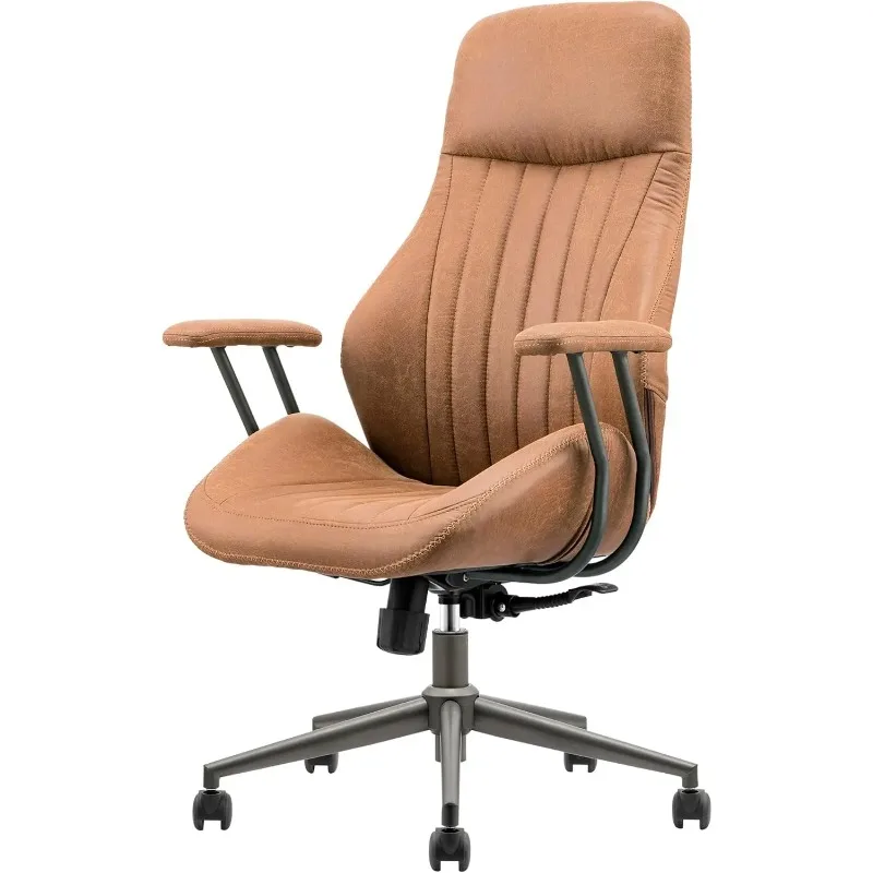 

*Office Chair with Lumbar Support,Ergonomic Desk Chair with Wheels and Arms,High Back Computer Chair for Home (Grey)