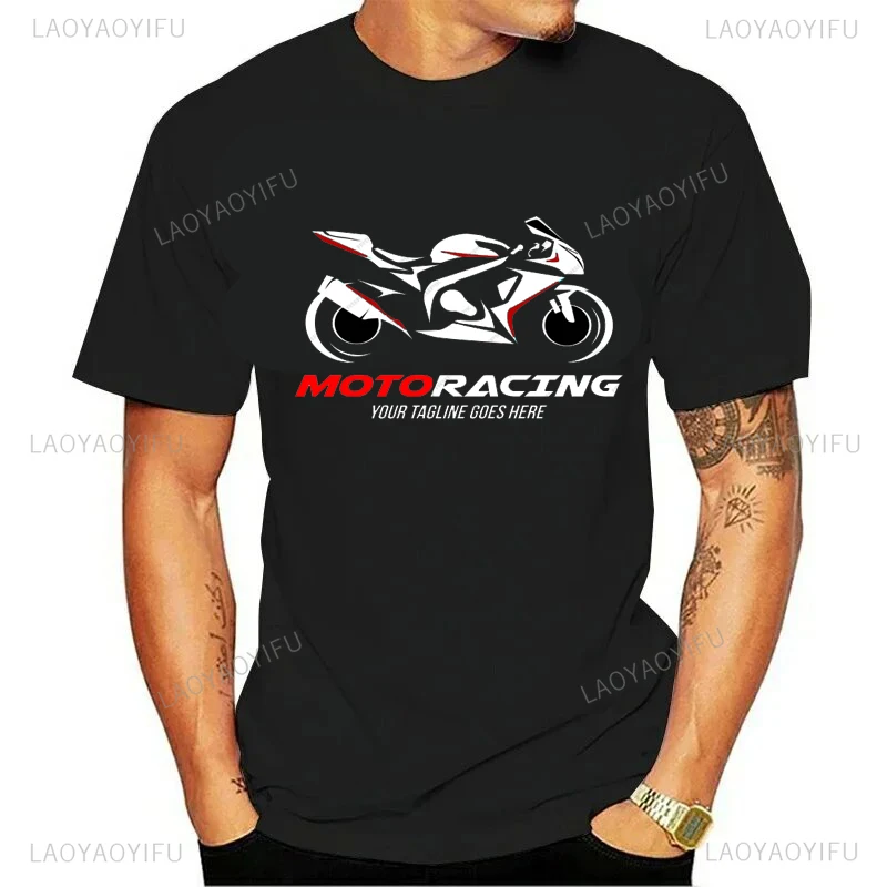 2023 Hot Sale New Fashion Casual Men T-shirt  for Motorcycle Printed  Top Classic