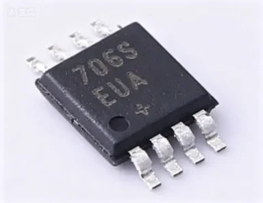 MAX706SEUA+T Low-Cost Microprocessor Monitor Circuit for 3V Voltage Monitoring