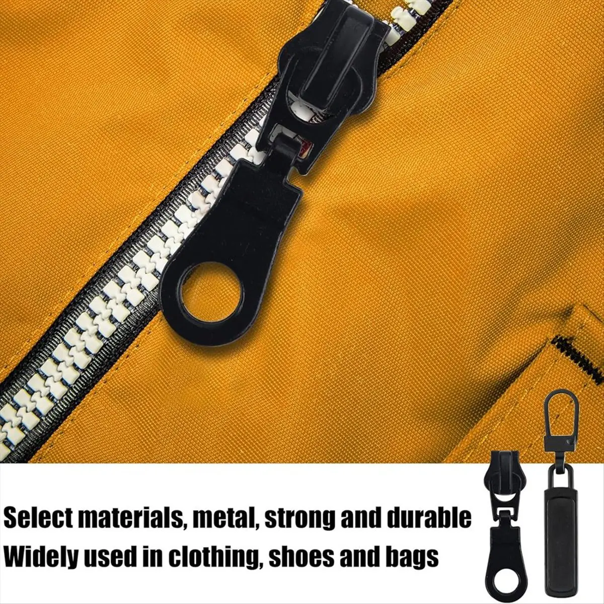 A56K 21Pcs Zipper Repair Kit, Zipper Replacement Slider & Zipper Pulls & Install Pliers Tool for Repairing Jackets Backpack